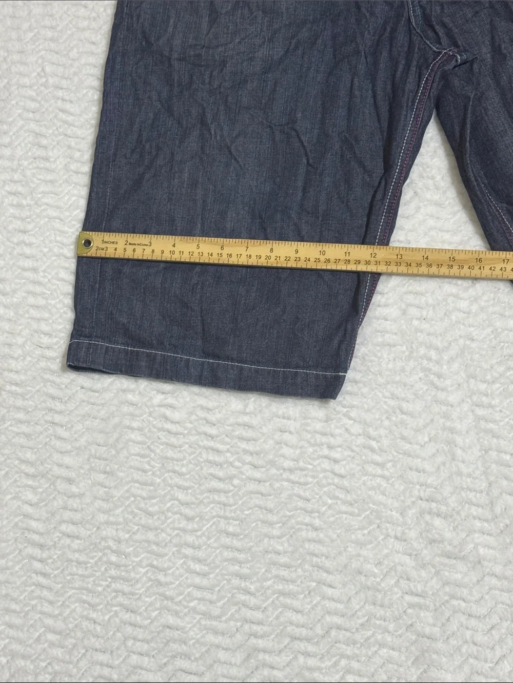Artful Dodger Horrible Death Denim Shorts Men 36 Baggy Skater Denim Y2K